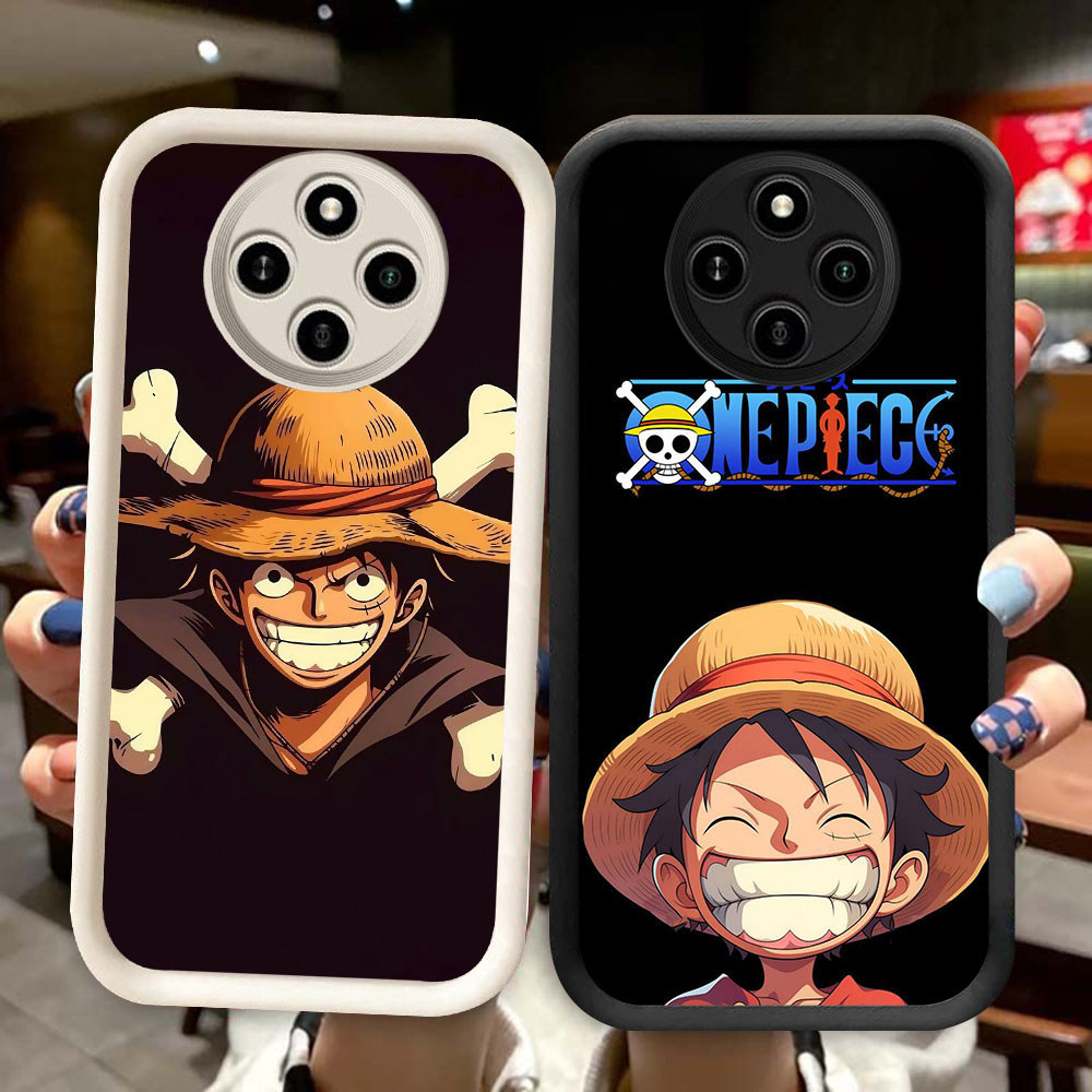 TS-78 Monkey D Luffy Shockproof Casing untuk Xiaomi Redmi 14C A3 A3X Poco X3 C75 C61 NFC Pro