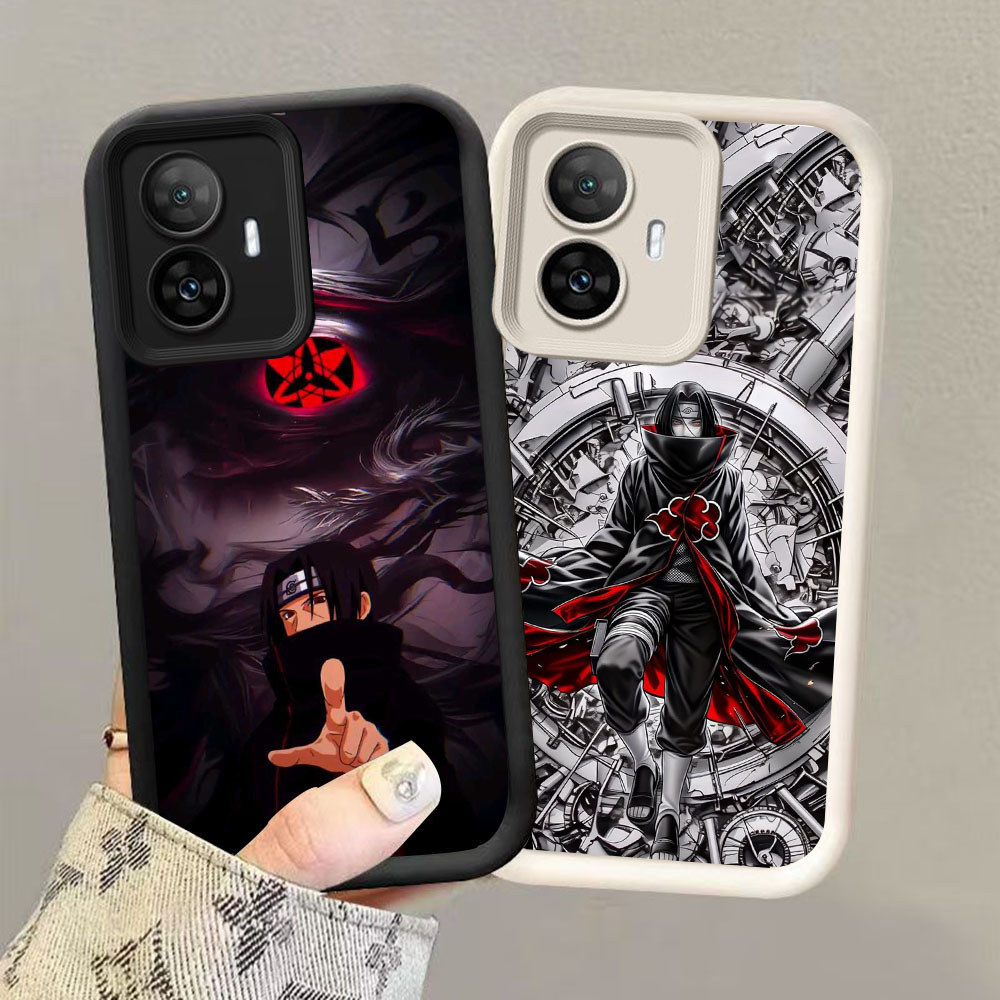 HK-36 MC Naruto Shockproof Casing untuk Silikon hitam putih OPPO Realme Reno Narzo 13F C67 F25 11F 1