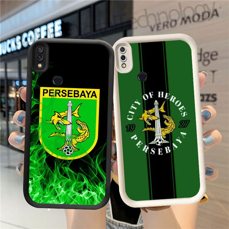 GK-68 Persebaya Surabaya Silikon hitam putih Casing untuk Samsung A20 A11 A36 A20S M11 A10S A10 A30 