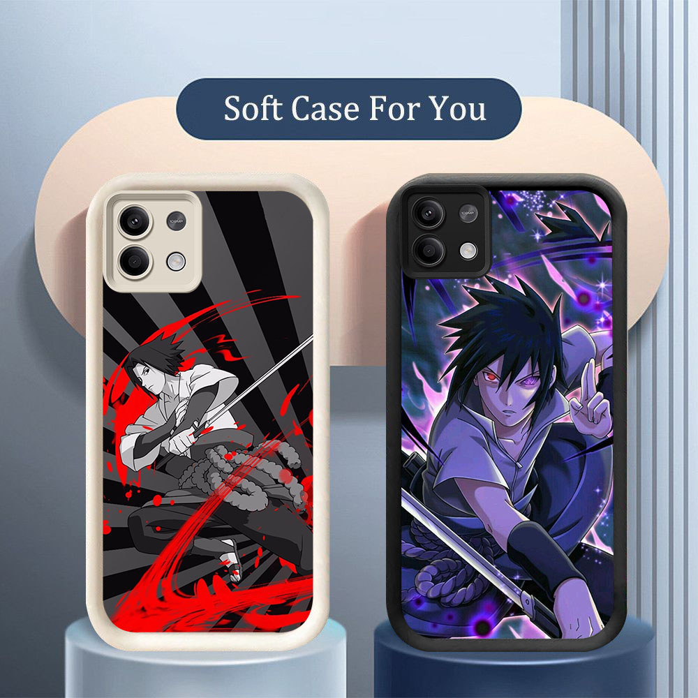 BW-86 Sasuke Uchiha Shockproof Casing untuk Xiaomi Redmi Note 13 Poco X6 X7 M6 M7 NEO Pro