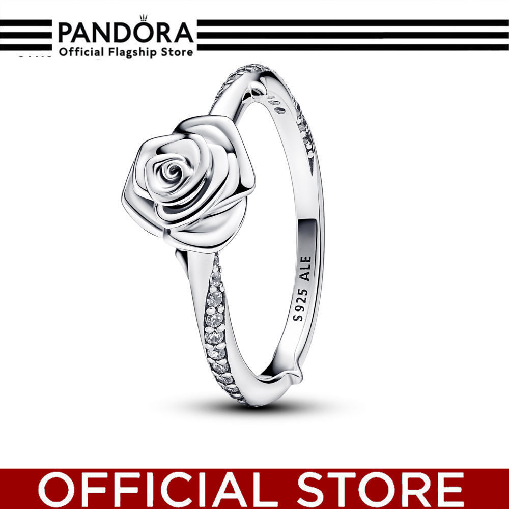 100% Asli Pandora Rose Sterling Silver Ring Cincin Wanita Manis & Elegan | Perhiasan Cantik Untuk Ha