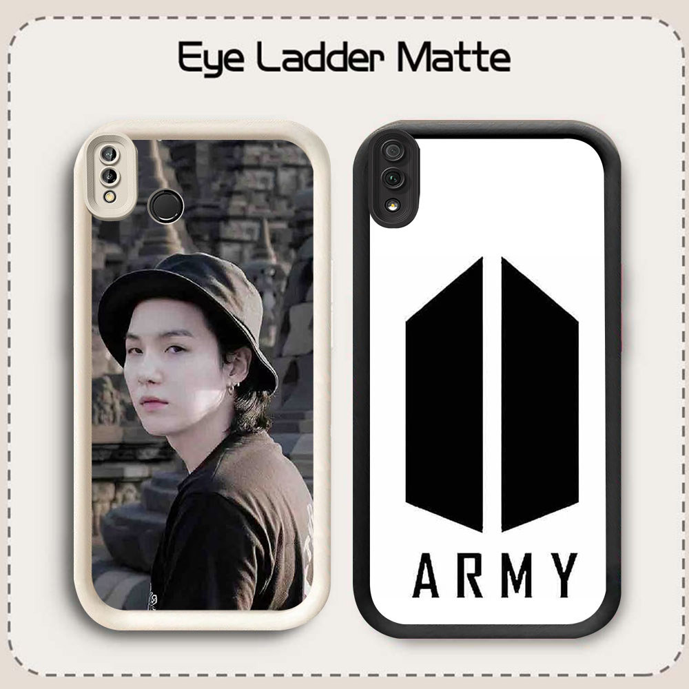 SD-34 BTS ARMY Shockproof Casing untuk VIVO Y91C Y91i Y81 Y81S Y91 Y93 V9 Y95 Y66