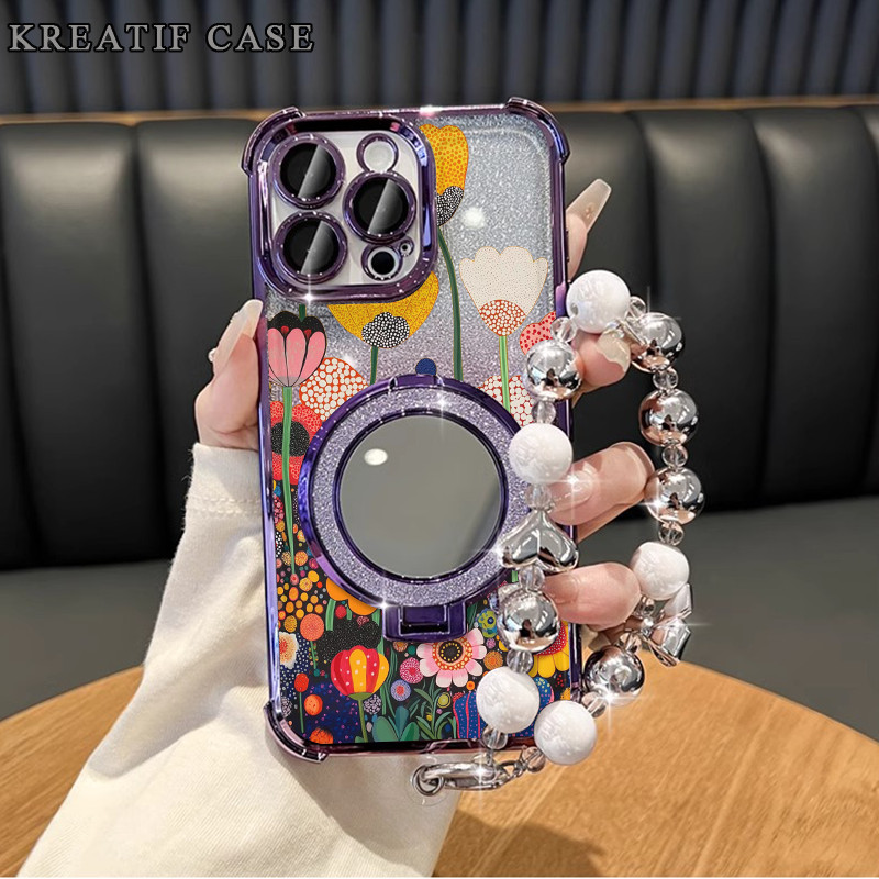 Case Oppo A3x A60 A5 2020 A7 Glitter Card Anti Jatuh Casing Oppo A3s A5s A12 A16 A33 A52 Oppo A17 A3