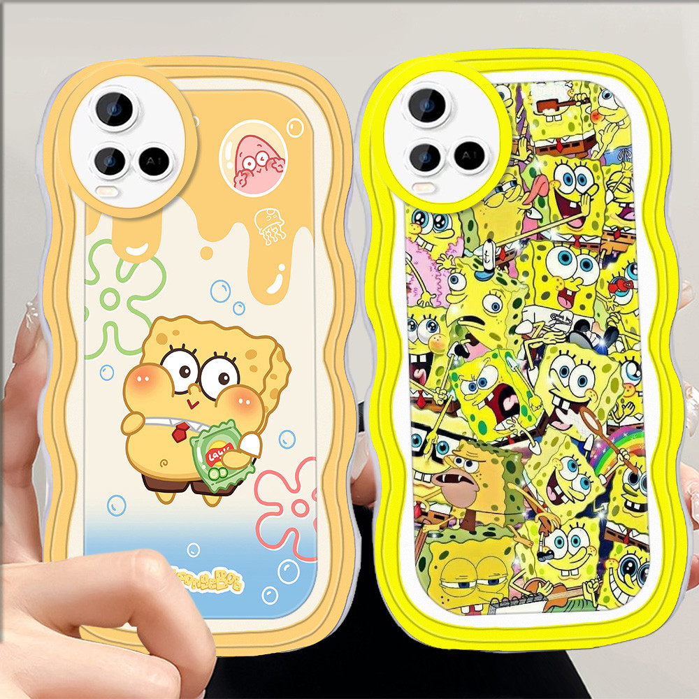 C-46 Spongebob Casing untuk VIVO Y21e Y21 Y21s Y33 Y21a Y33s Y33t TPU Case
