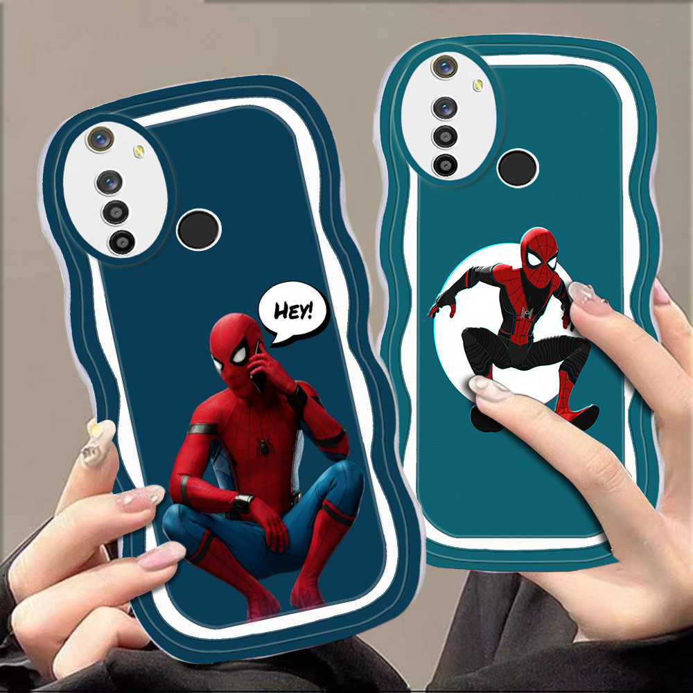 C-13 Spiderman Casing untuk Realme 3 5i 5 6 6s 5s Pro TPU Case