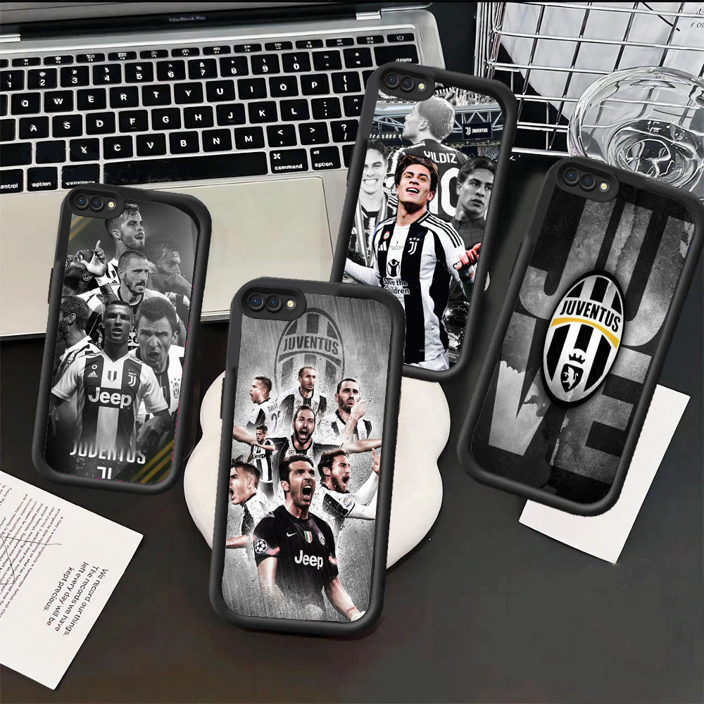 PO55 Juventus Hp Plating Casing untuk OPPO Reno 2Z A12 A7 A9 F11 A12s A3S A1K C2 C2s F7 F9 A12E A5 2