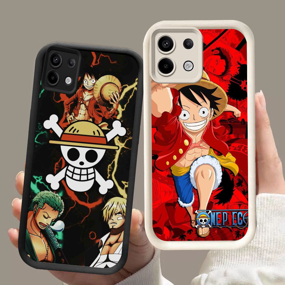 KT-71 Monkey D Luffy Shockproof Casing untuk Infinix Tecno POP GT 20 7 Spark GO 30C ITEL A80 P65 Sma