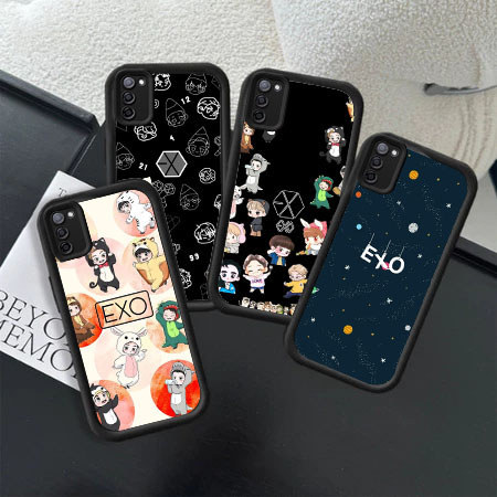 UO38 EXO Hp Plating Casing untuk Samsung A73 A33 A12 A30s A7 A53 A13 Core A52S A52 A04s M02 A32 A22 