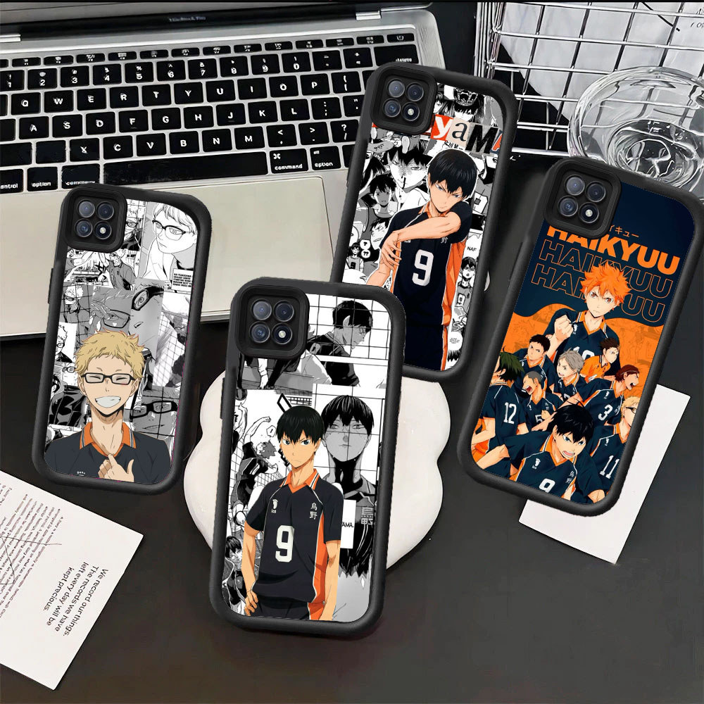 UO44 Haikyuu Anime Hp Plating Casing untuk OPPO Reno Narzo F25 A60 A17K N55 10 A17 11 A57 A98 A78 F1