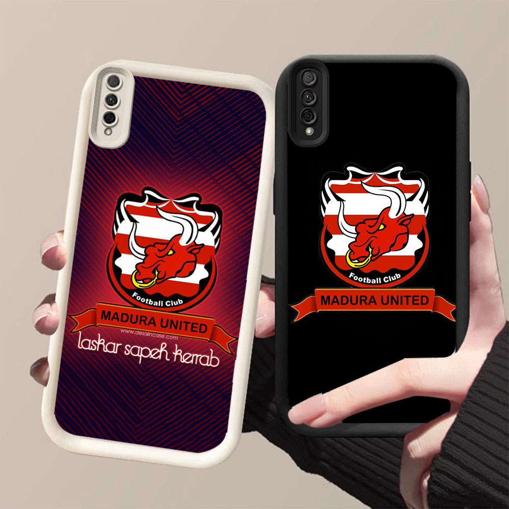 DK-70 Madura United Indonesia FC Silicone Casing hitam putih untuk Samsung M02 A03 Core A50s A50 A30