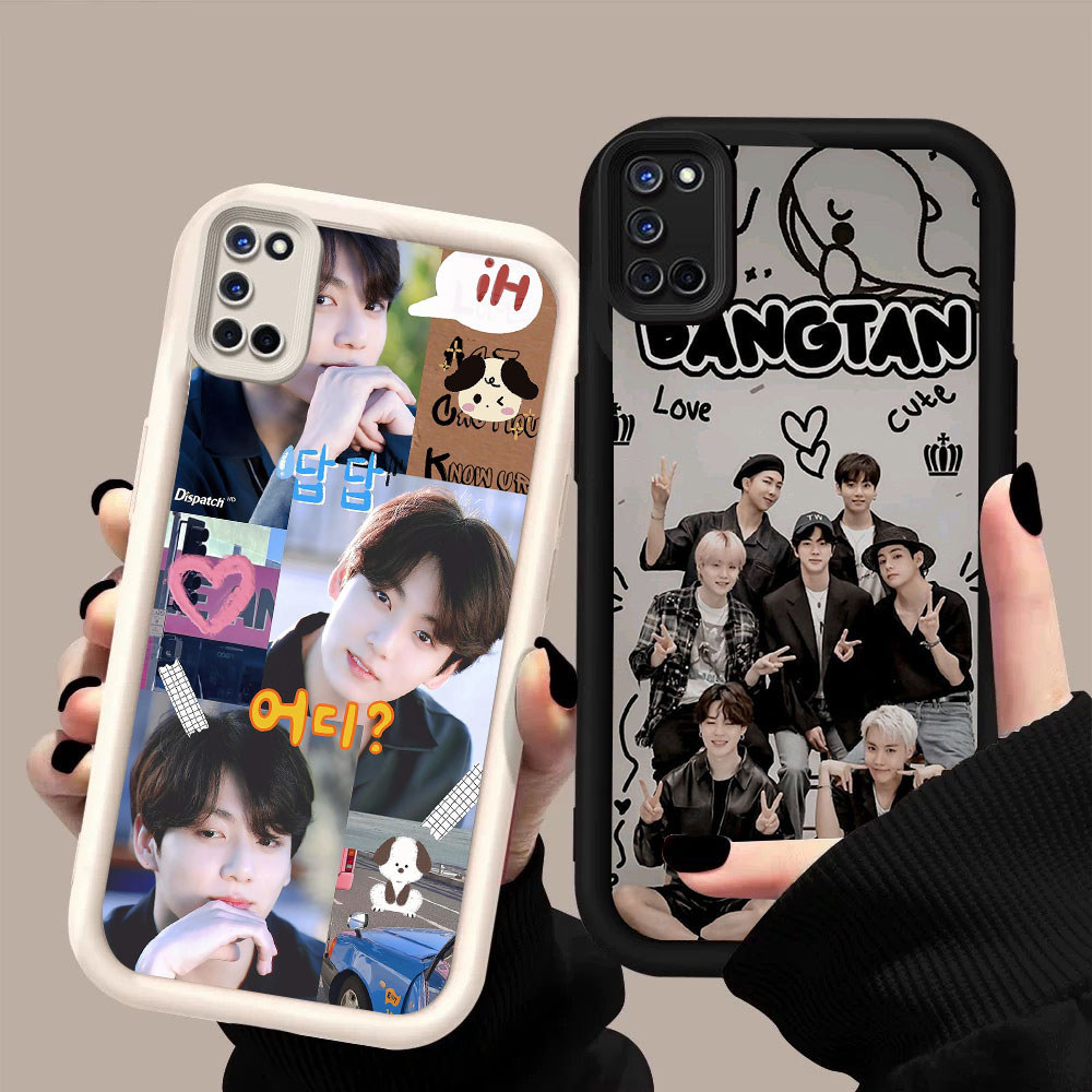 KT-18 BTS Boy Shockproof Casing untuk OPPO A92 A94 A55 F19 A74 A52 F19S A95 A72