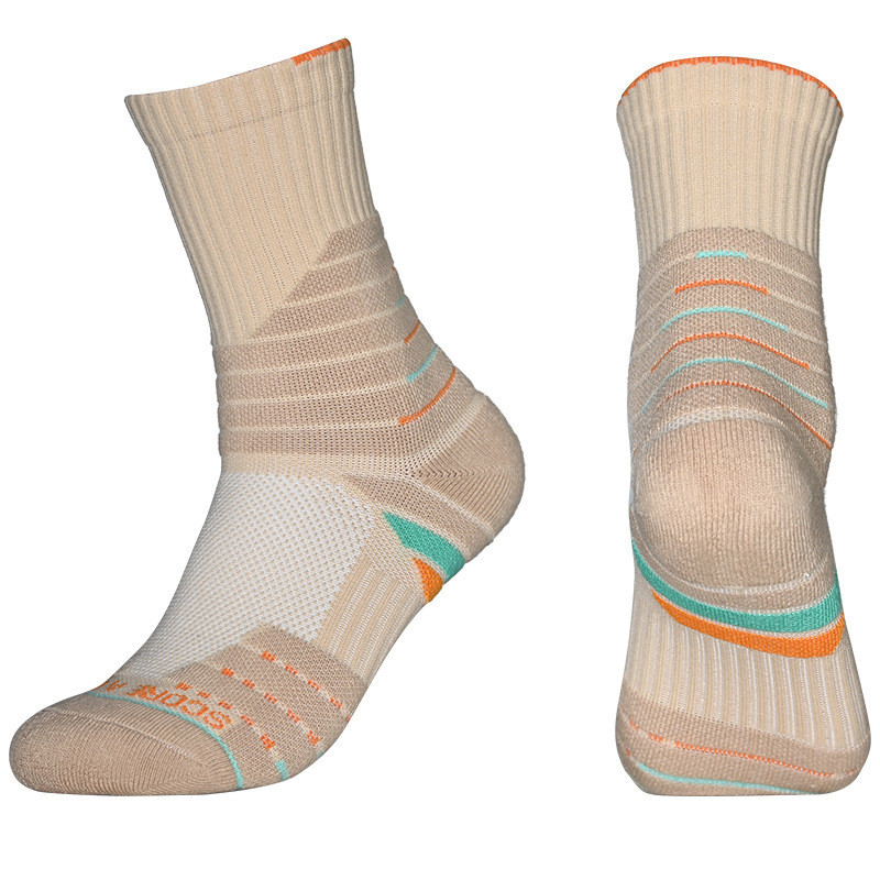 Pelindung Olahraga  Kustom Setengah Betis Tebal Dasar Handuk Kaos Kaki Badminton Menyerap Keringat T