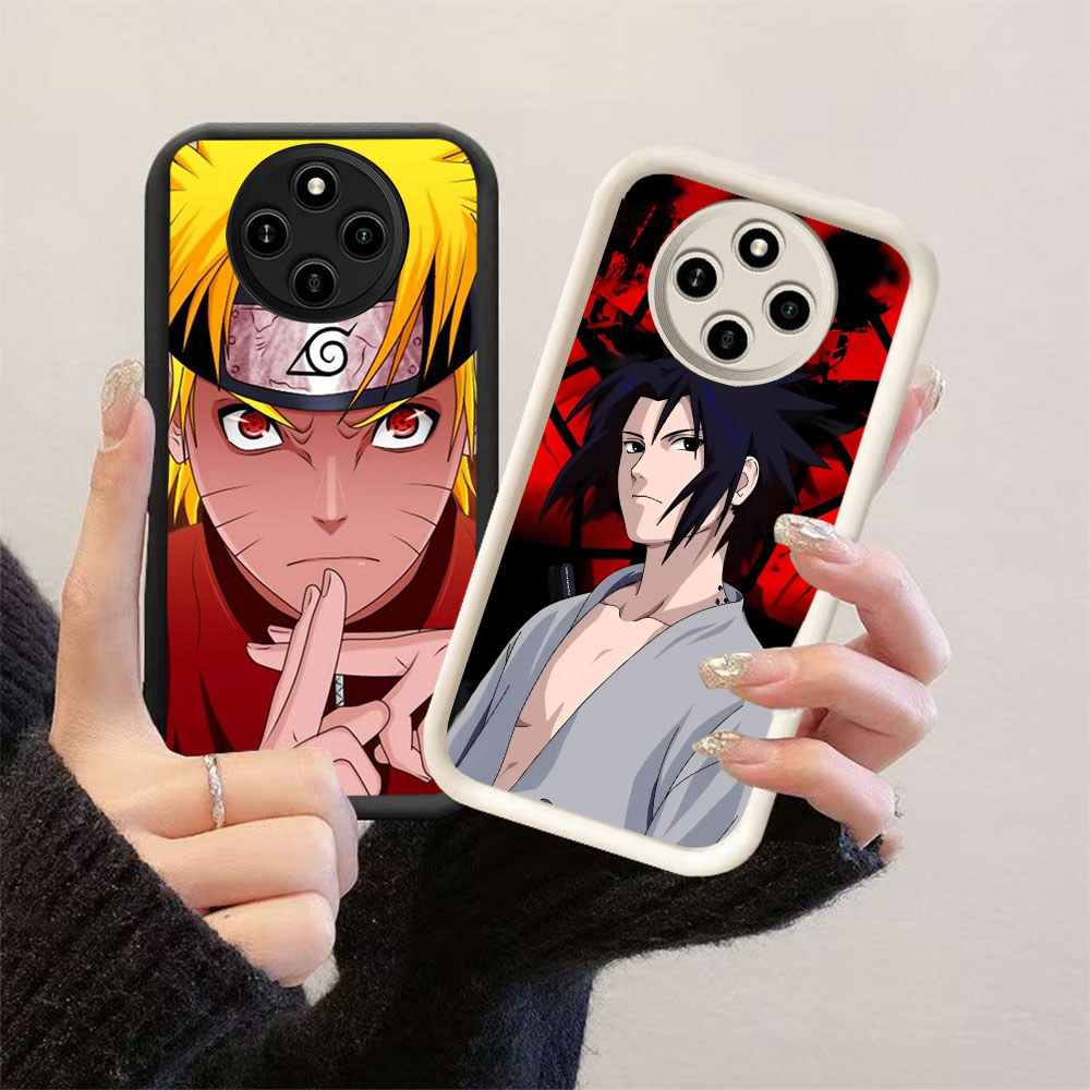 HK-62 Naruto Itachi Uchiha Shockproof Casing untuk Silikon hitam putih Xiaomi Redmi Realme Poco C61 