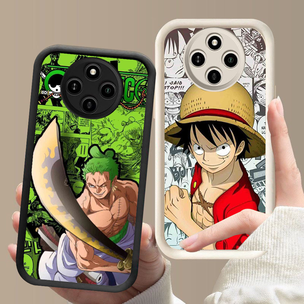 KT-71 Monkey D Luffy Shockproof Casing untuk Xiaomi Redmi 14C A3 A3X Poco X3 C75 C61 NFC Pro
