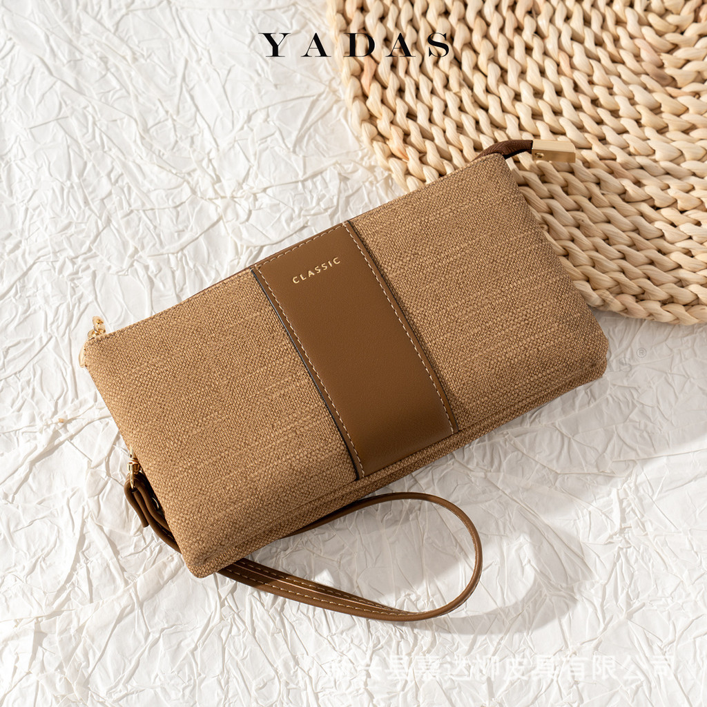 New Dompet Wanita Gaya Korea Baru YADAS Tas Ponsel Genggam Kapasitas Besar Ultra-tipis Fashion Tali 