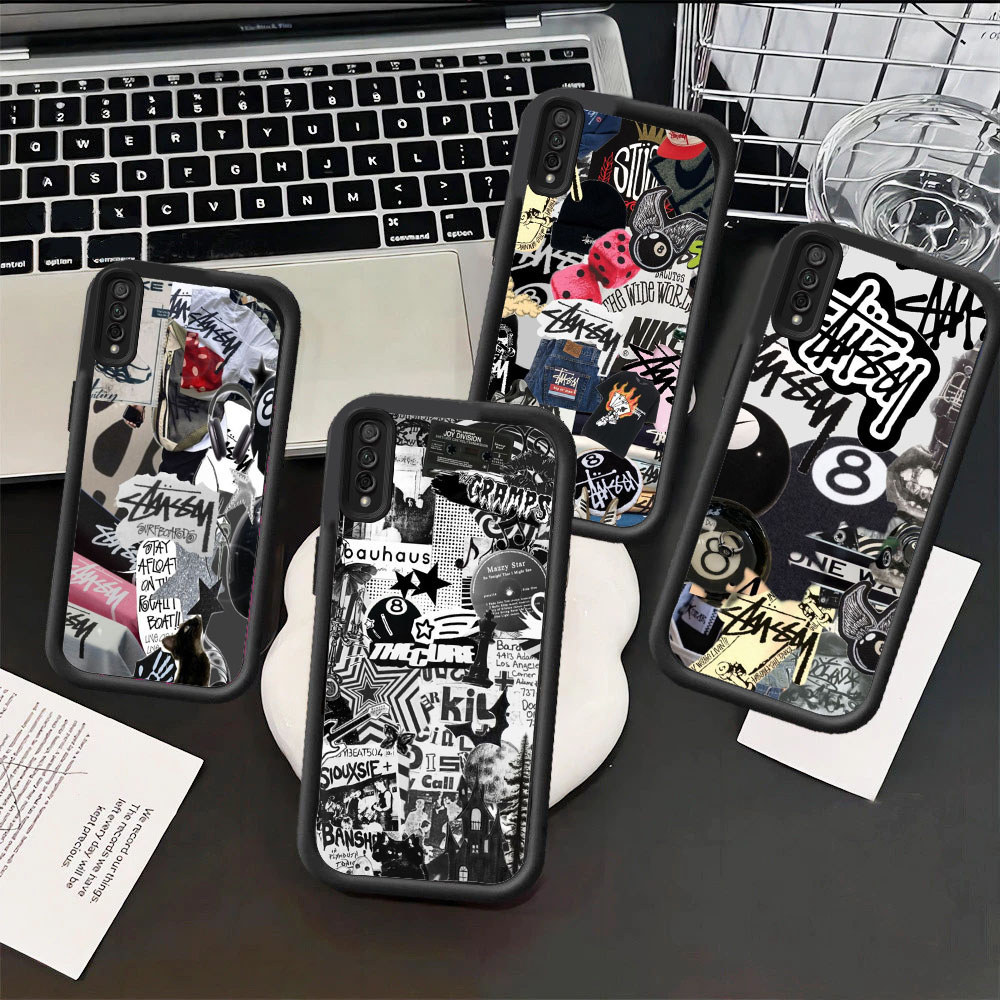 PO88 stussy Hp Plating Casing untuk Infinix Tecno ITEL Smart POP Spark Note HOT Zero Pova 6 7 40S 20