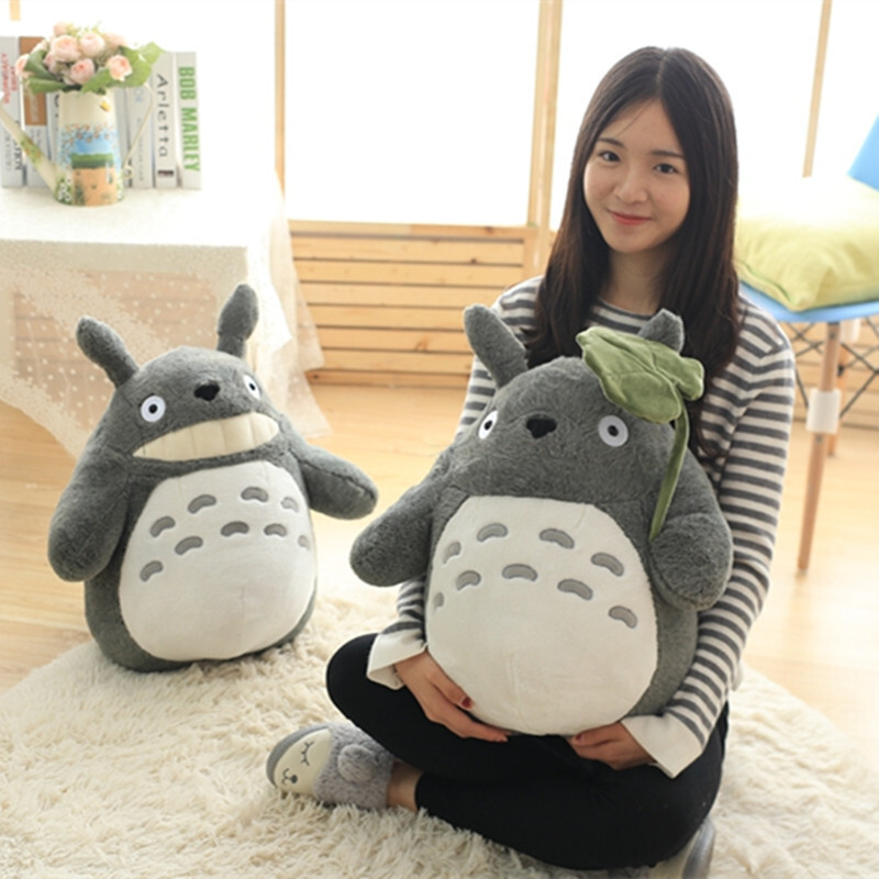 Boneka Penjualan Panas Mainan Plush Totoro Jepang Hayao Miyazaki Anime Besar Bantal Hadiah untuk Ana