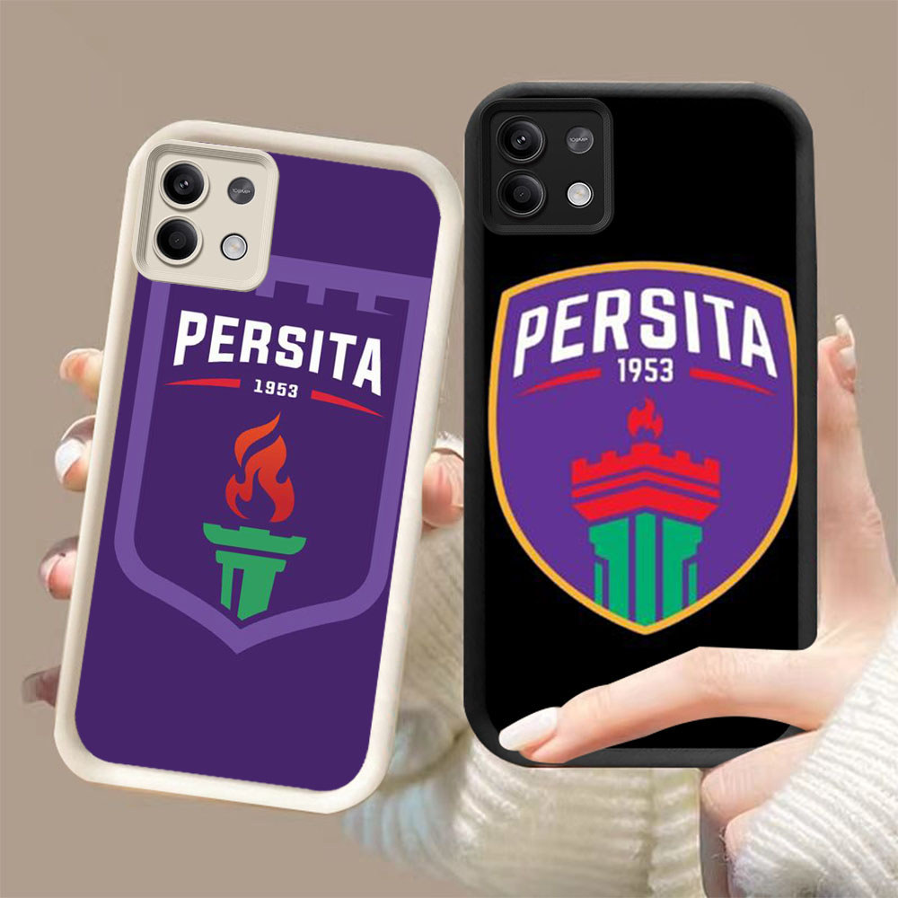 MK-24 Persita Indonesia Shockproof Casing untuk Silikon hitam putih Xiaomi Poco X7 M6Pro M7 F7 X6 X6