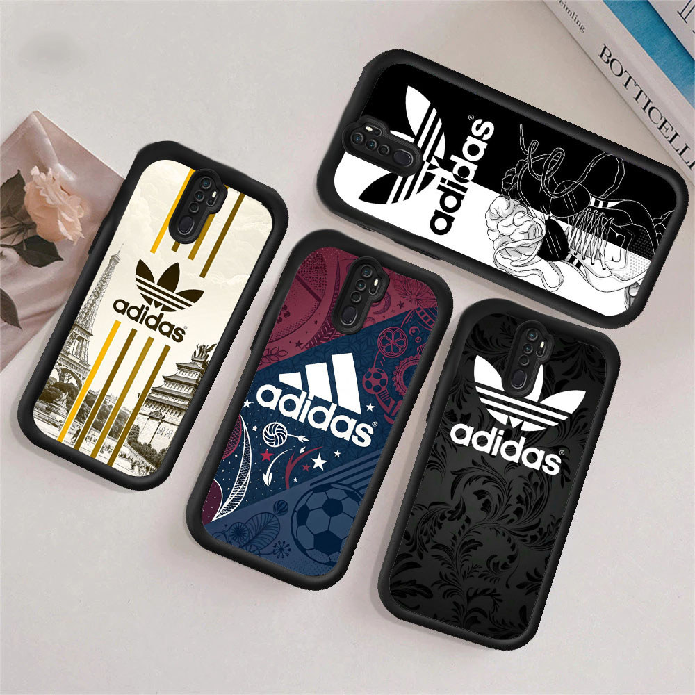PO7 adidas Shockproof Hp Plating Casing untuk OPPO Narzo 8S A54 8 A53 A54S A52 A33 A53S A16s A11S A1