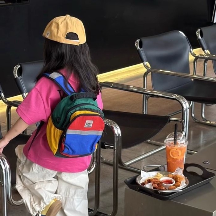 Tas Selempang Fashion Anak, Tas Travel Bayi Ringan, Ransel Anak Laki-Laki dan Perempuan Gaya Korea,