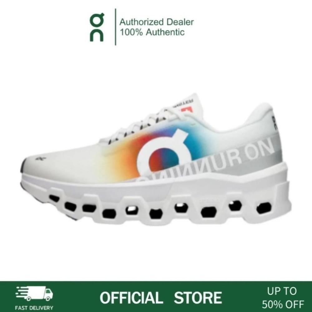 Sepatu Sneakers Sprot  ON Running Cloud monster Sneakers White For Men And Women Breathable Running 