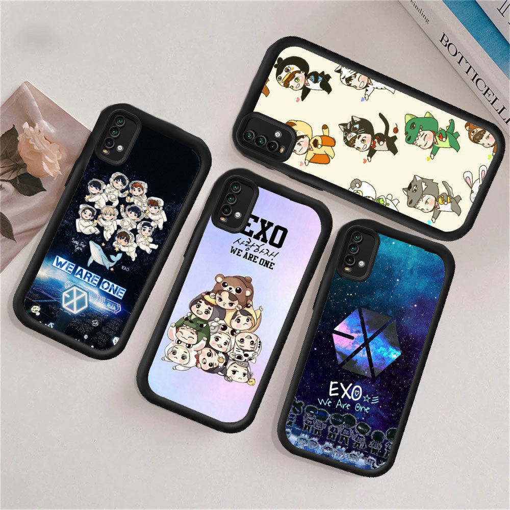 PO39 EXO Hp Plating Casing untuk Xiaomi Redmi Note Poco 13 A3X X6 A3 X6NEO 14 Plus5G C61 X3 9A M6Pro