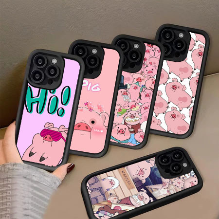 UO43 Gravity Spring Pig Hp Plating Casing untuk VIVO S1 V25 Y18 Y19S Y27 Y03t Y03 Y300 Y28s Y27s Y20