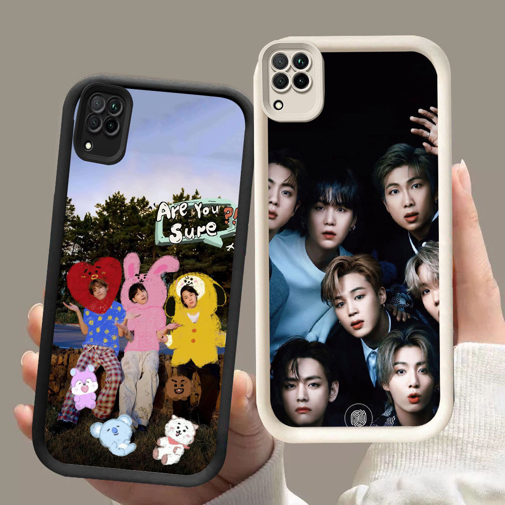 KT-18 BTS Boy Shockproof Casing untuk Samsung A12 A22 J2 J4 J7 Pro Plus Prime 5G