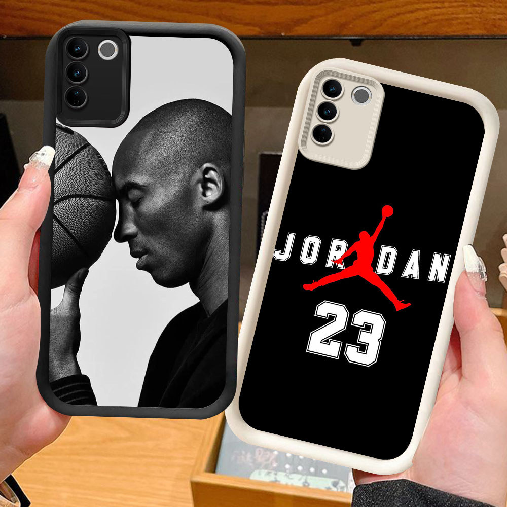 BR-75 NBA Jordan Shockproof Casing untuk VIVO V27E V27 V29 V29E Y200e Y100 Pro