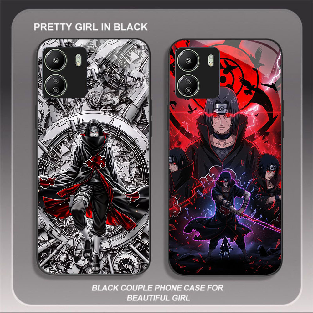 HK-36 MC NarutoGlass KACA Casing untuk Xiaomi Redmi Note Poco 13Pro Note13ProPlus 13C 13 C65 X6 A1 A