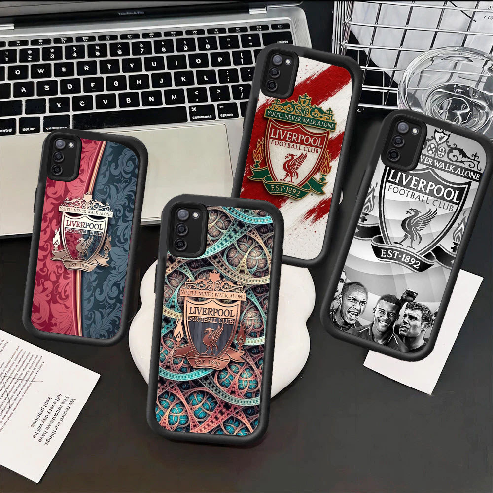 UO56 L-liverpool football fc Hp Plating Casing untuk Samsung A73 A33 A12 A30s A7 A53 A13 Core A52S A