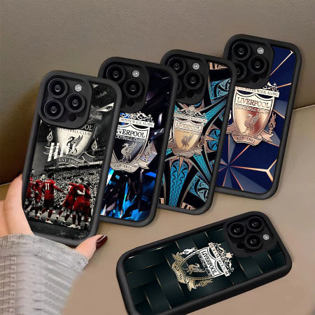 PO57 L-liverpool football fc Hp Plating Casing untuk Samsung A73 A33 A12 A30s A7 A53 A13 Core A52S A