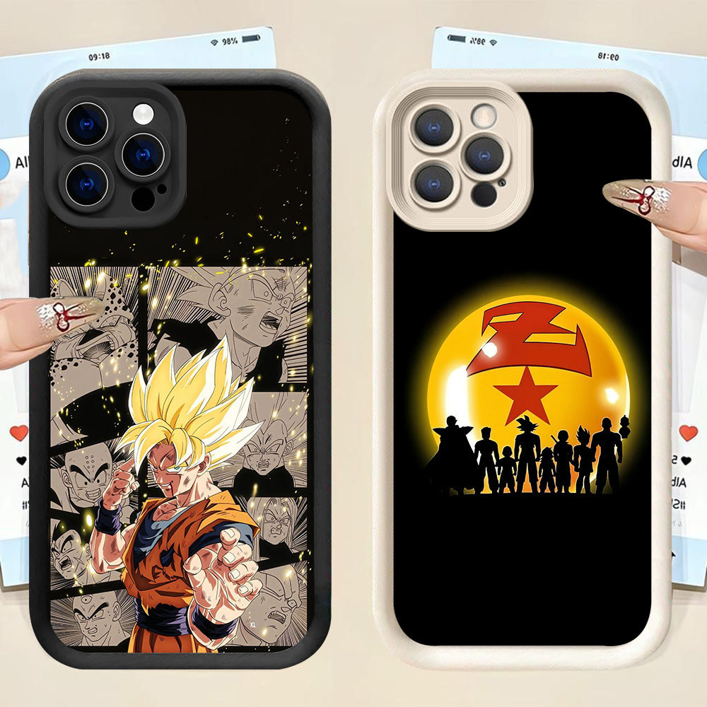 KT-83 Dragon Z Ball Shockproof Casing untuk iPhone 14 15 Pro Max