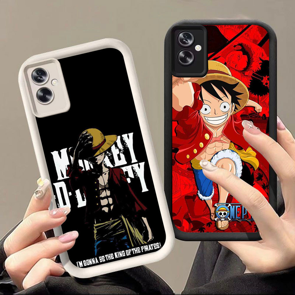 KT-71 Monkey D Luffy Shockproof Casing untuk OPPO A79 A3 A3X A5 Realmeo C31 C35 Narz 50A Prime Pro