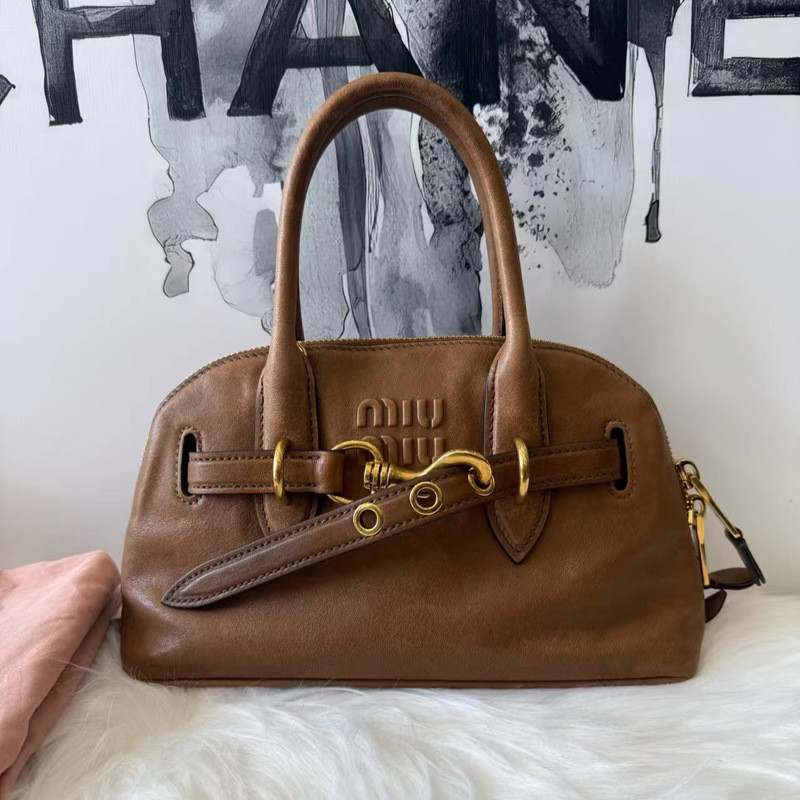 Tas jinjing Slempang Wanita Cantik 2025 Tangan Kecil Miu Baru Cangkang Tinggi Retro Selempang Tungga