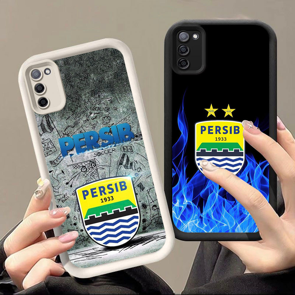 KT-66 Persib Bandung Shockproof Casing untuk Samsung A03S A31 M21 A71 M02S A51 F02S M30S A02S S20 FE