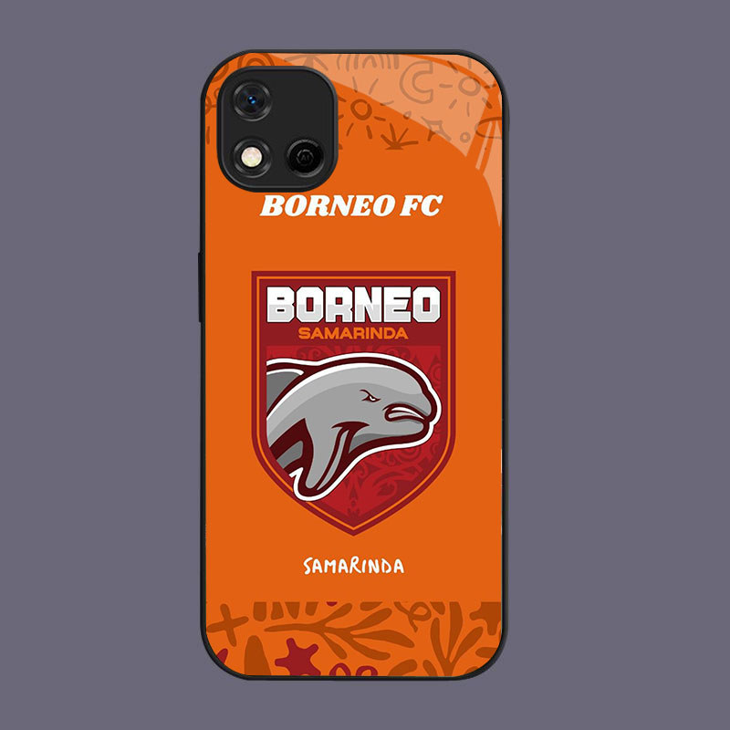 HK-53 Borneo fc Glass KACA Casing untuk OPPO Realme Reno A16E 4 C11 C20 C20A A16K F17 4F A93 Pro Lit