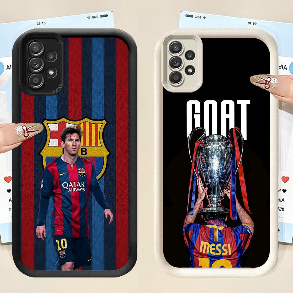 KT-70 Messi in Barcelona Club Shockproof Casing untuk Samsung A32 A52S A52 A33 A73 A23 A72 A13 A53