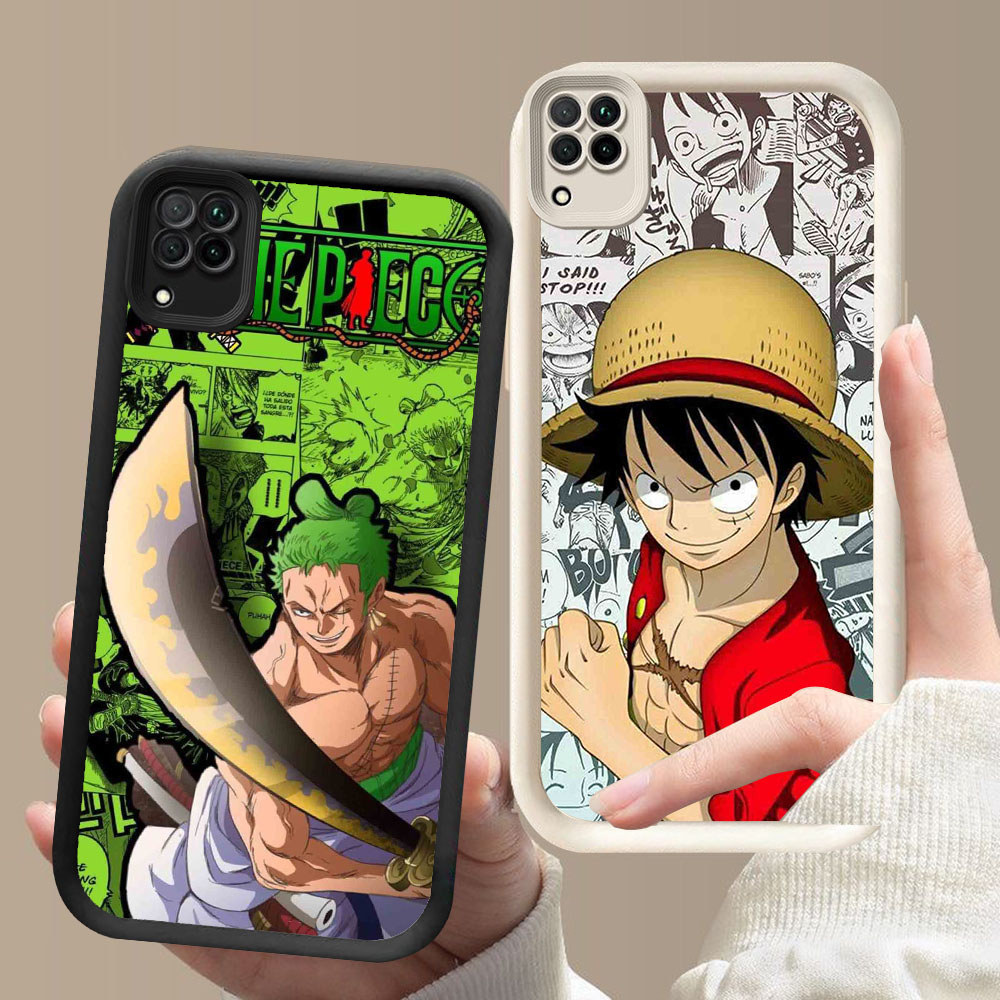 KT-71 Monkey D Luffy Shockproof Casing untuk Samsung A12 A22 J2 J4 J7 Pro Plus Prime 5G