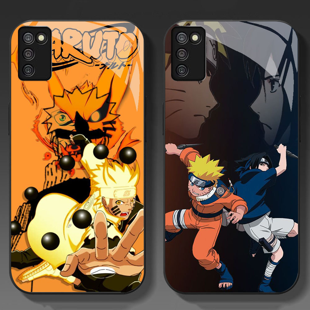 KT-72 Naruto Anime HD Glass Casing untuk Samsung A03S A71 M02S A02S A51