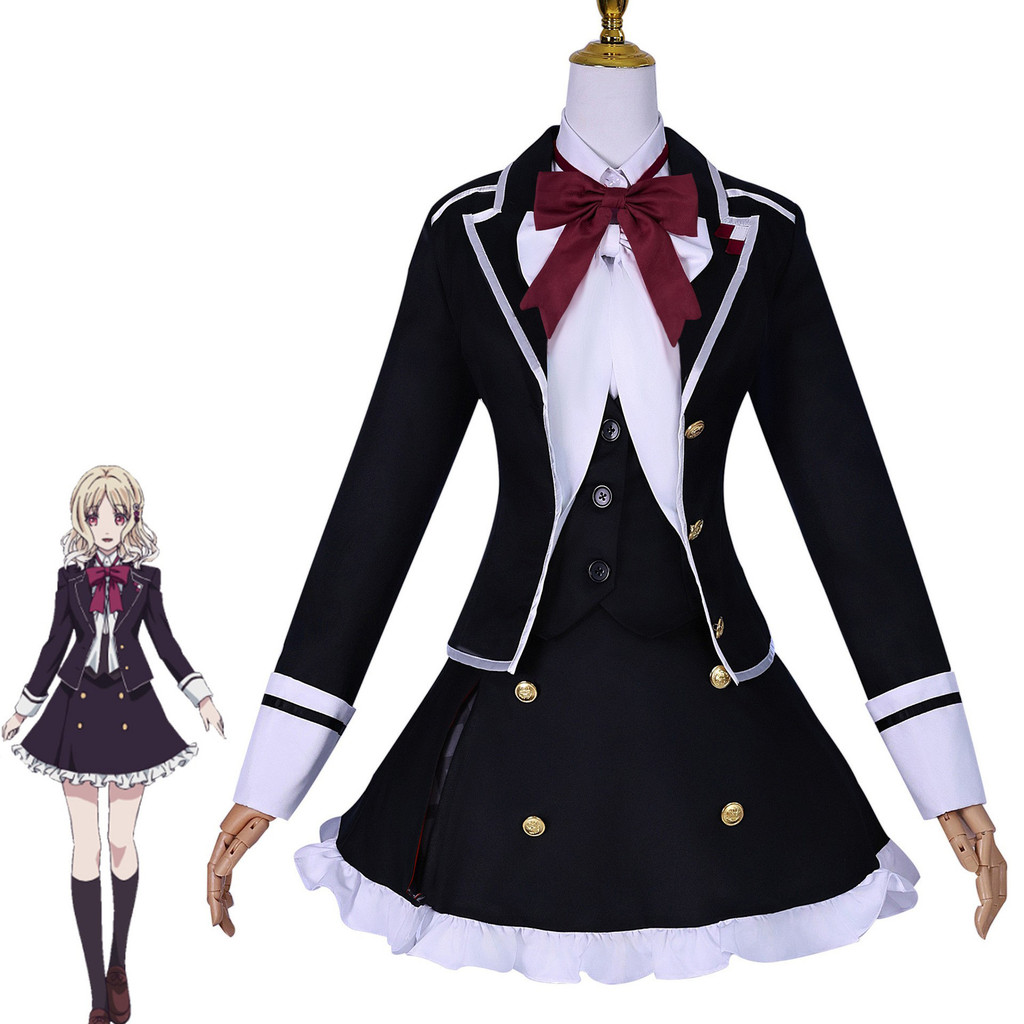 Kostum Cosplay Peran Anime Kitaibutsu Commerce Game Devil Lover Komori Yui Berkualitas