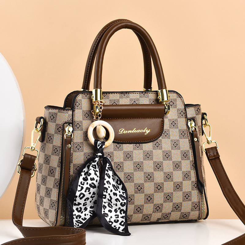 Tas Slempang Wanita Ibu Paruh Baya Bahu Silang Elegan Mewah Serbaguna 2025 Tangan Kapasitas Besar Fa