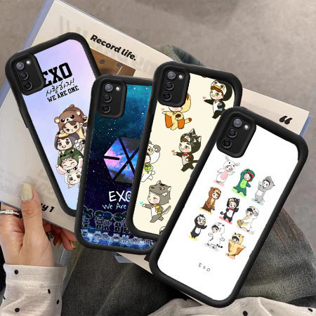 PO39 EXO Hp Plating Casing untuk Samsung A73 A33 A12 A30s A7 A53 A13 Core A52S A52 A04s M02 A32 A22 