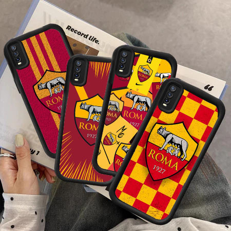 PO11 AS-Roma Hp Plating Casing untuk VIVO IQOO Z9X Y02S Y15S V27 Y56 Y55 Y55S Y22s Y22 Y33E V29 Y28 