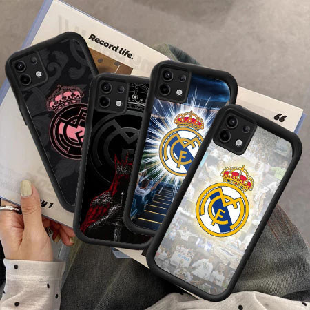 PO64 M-madrid Hp Plating Casing untuk Xiaomi Redmi Note POCO 9T X7Pro M3 9C 11S 10T 10 M5S NFC 11 11
