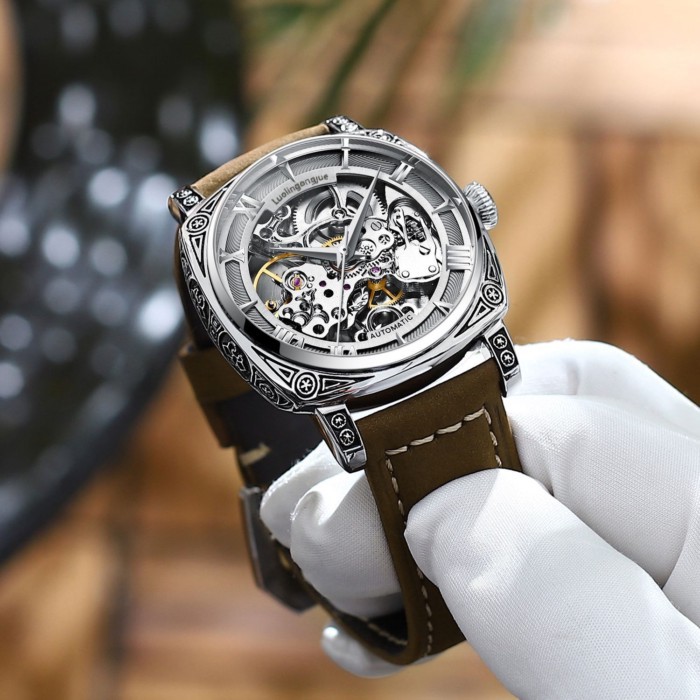 Fully Automatic Skeleton Mechanical Watch Men's Tourbillon Watch