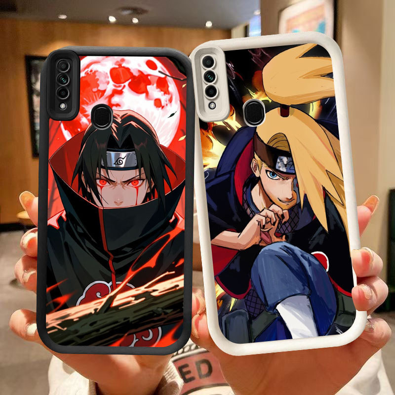 JP-62 Naruto Itachi Casing silikon lembut anti guncangan OPPO Realme Narzo Reno 20A 10 10A C3 F15 6i