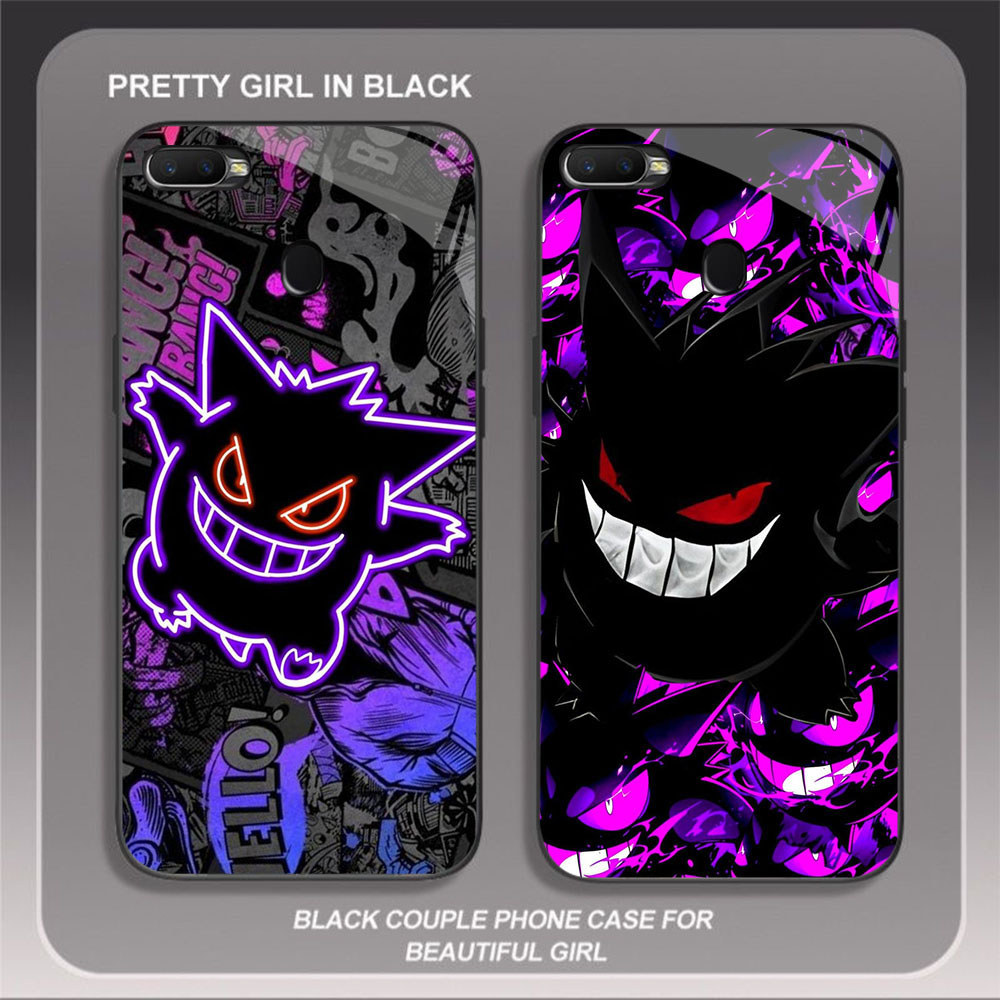 JP-88 X Pokemon Case KACA Soft Edge Untuk OPPO Realme A11K F5 2 A7 F9 A5S A12 F7 A12S Pro