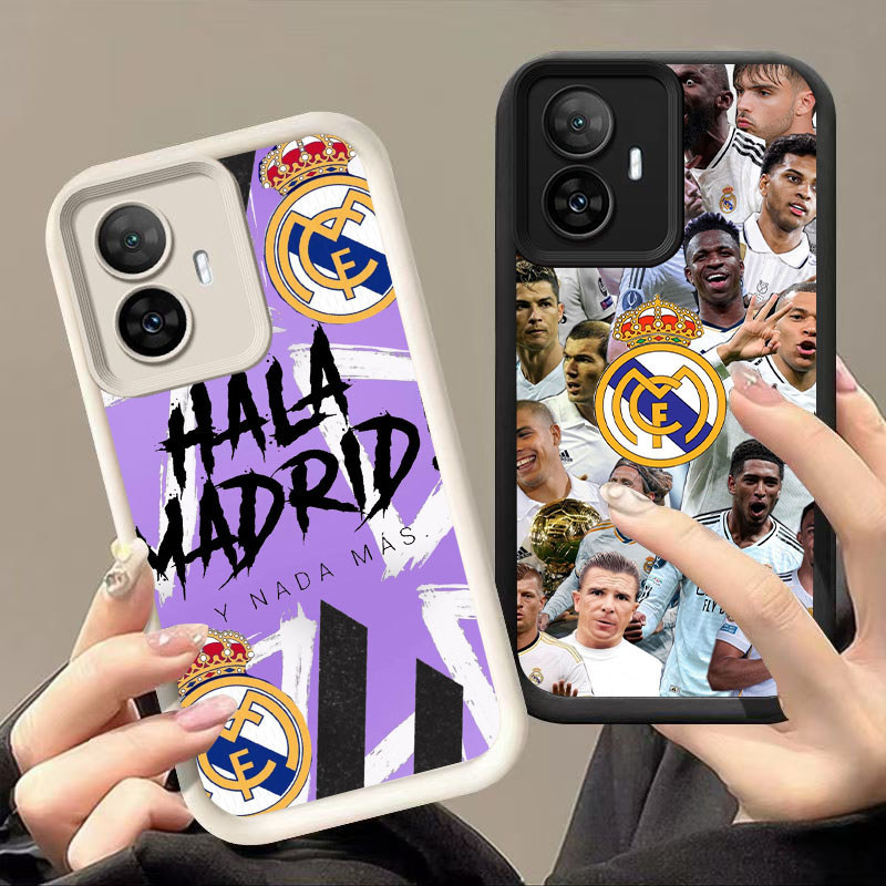TP-20 Real Madrid Silikon Casing untuk OPPO Reno Narzo 10 C67 C55 F25 N55 13F 11F 11 Pro 5G Realme 4