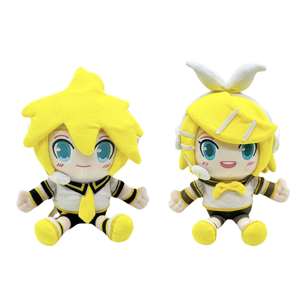 Boneka Plush Mainan Kembar Len Rin Hatsune Miku Kagamine Baru  Berkualitas